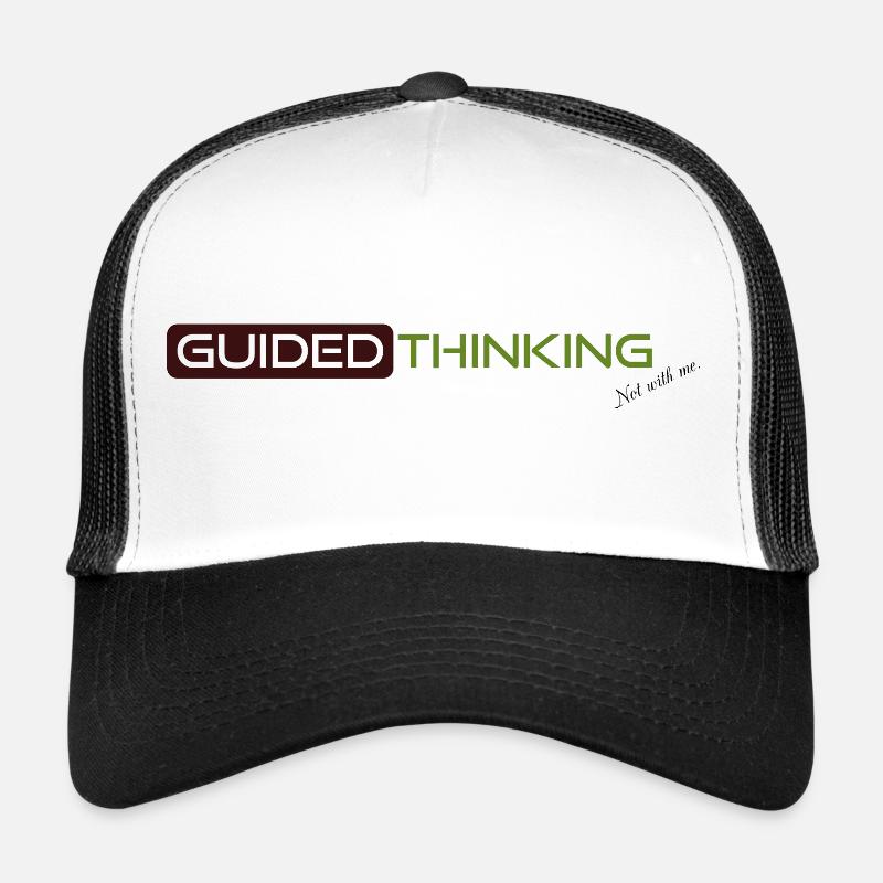 Geleitetes Denken - Trucker Cap - Weiß/Schwarz