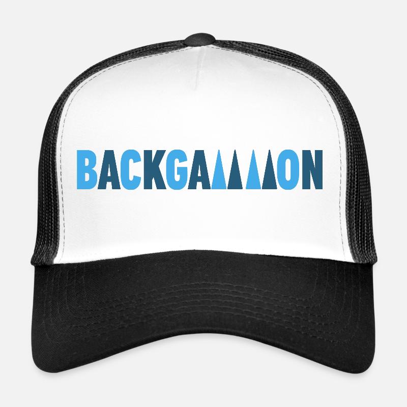 backgammon Trucker Cap