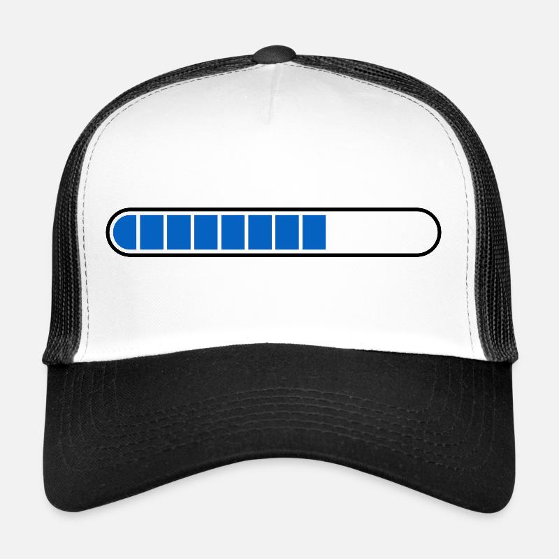 Barre de chargement PC Icon bleu Casquette trucker 