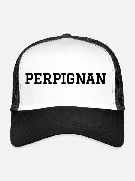 Perpignan - Trucker Cap - Weiß/Schwarz