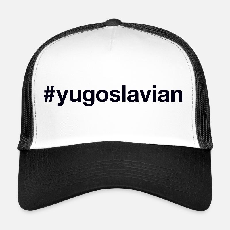 Jugoslawisch yougoslave Hashtag Casquette trucker 
