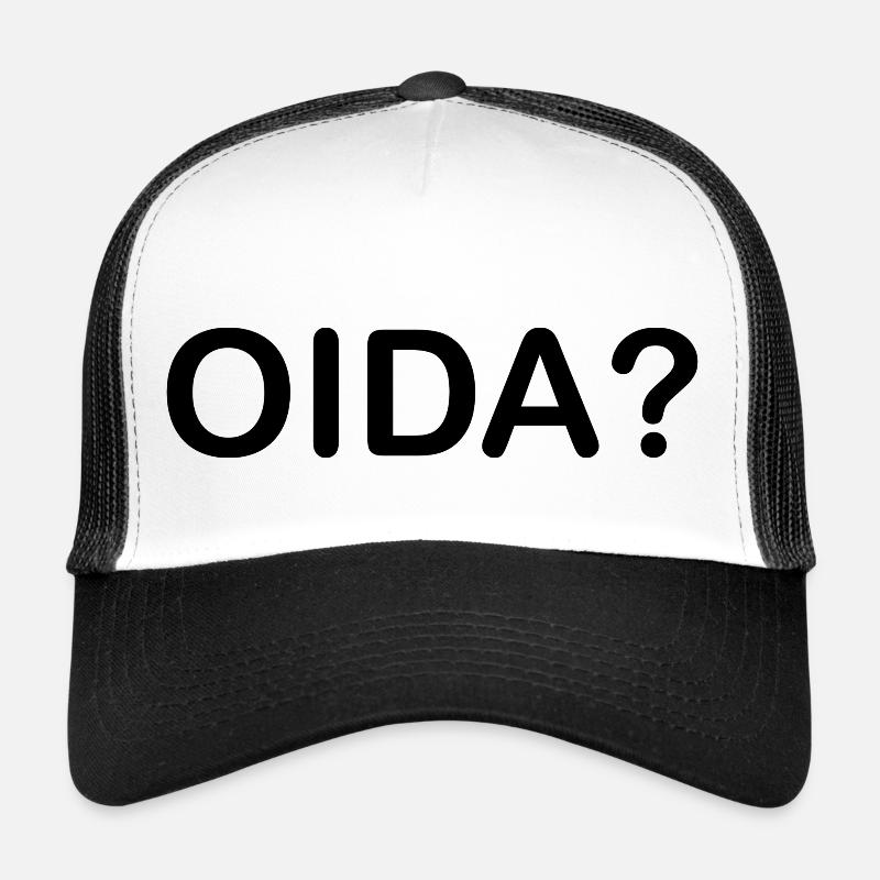 OIDA? - Trucker Cap - Weiß/Schwarz