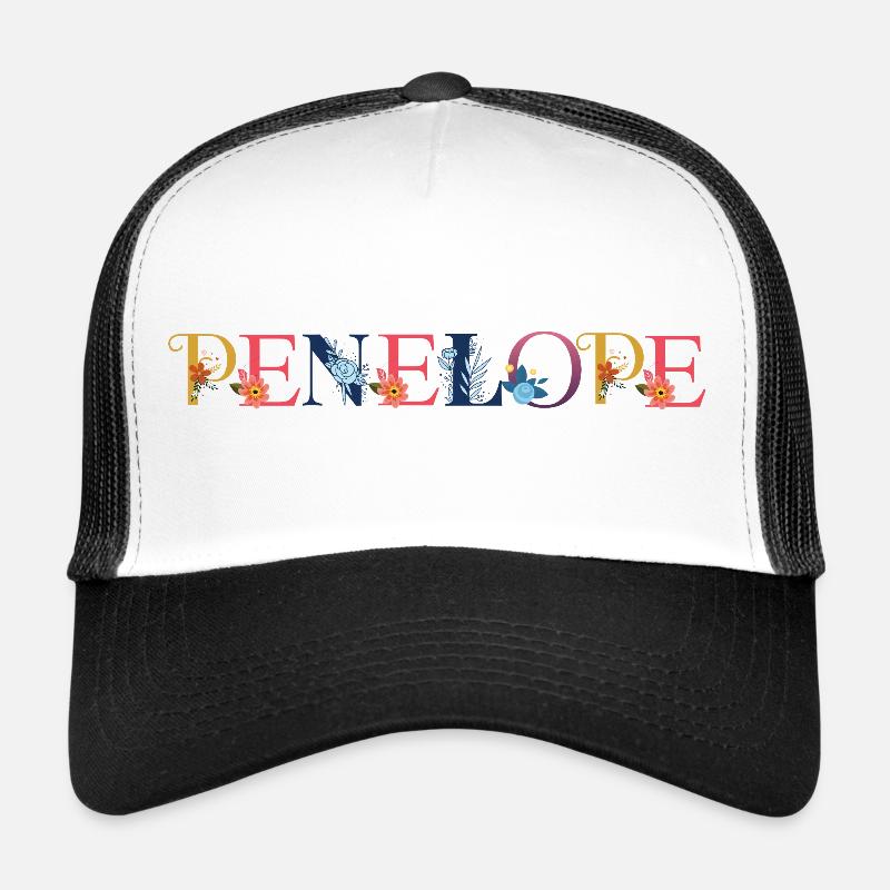 Penelope - Trucker Cap - white/black