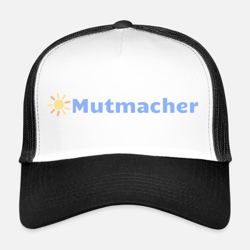 Mutmacher - Trucker Cap - Weiß/Schwarz