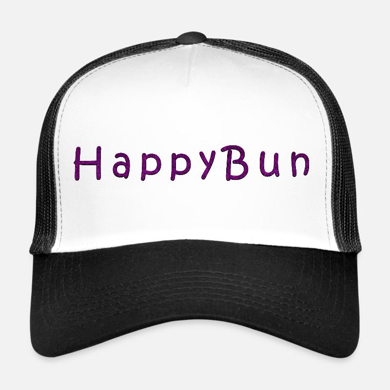 Wandernder Hund mit Blumen im Hintergrund Trucker Cap