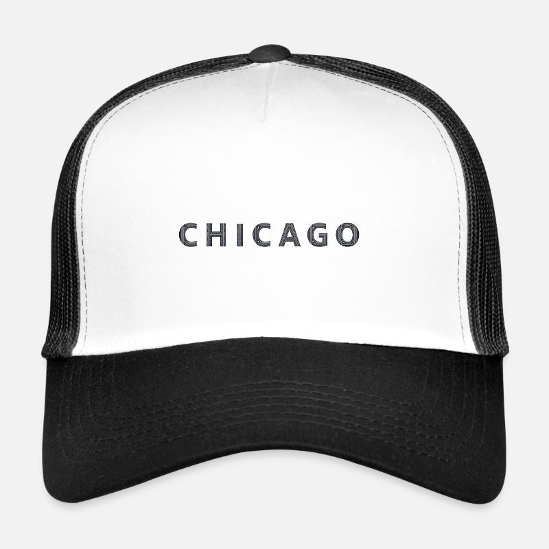 CHICAGO – Architectural Steel Typography Trucker Cap