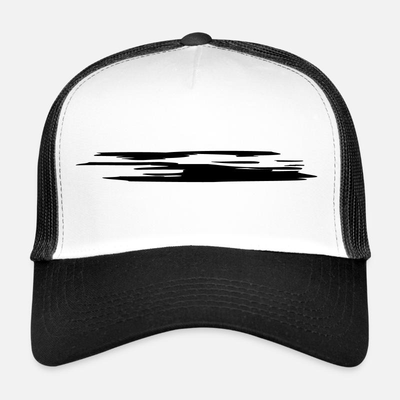 Blob Stroke Stripe Marker TOP (Vectorgraphic) Trucker Cap