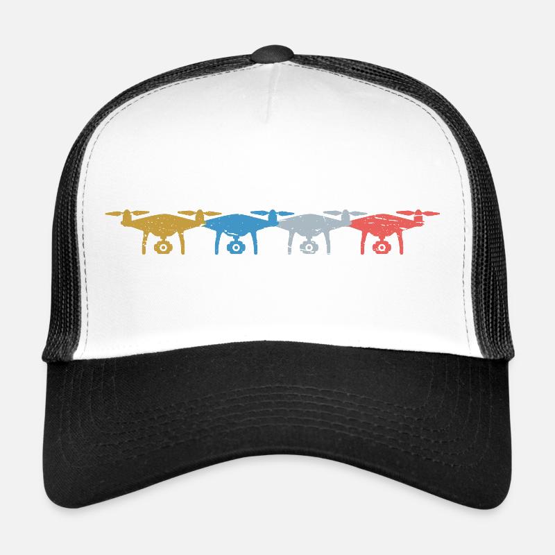 Drone Vintage Drones Rétro Casquette trucker 