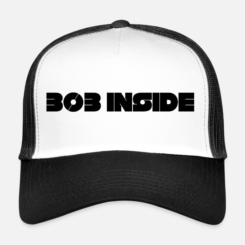 303 Inside Techno Rave - Trucker Cap - white/black