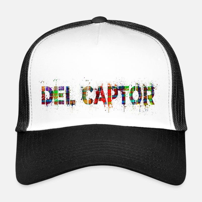 DEL CAPTOR - Trucker Cap - Weiß/Schwarz