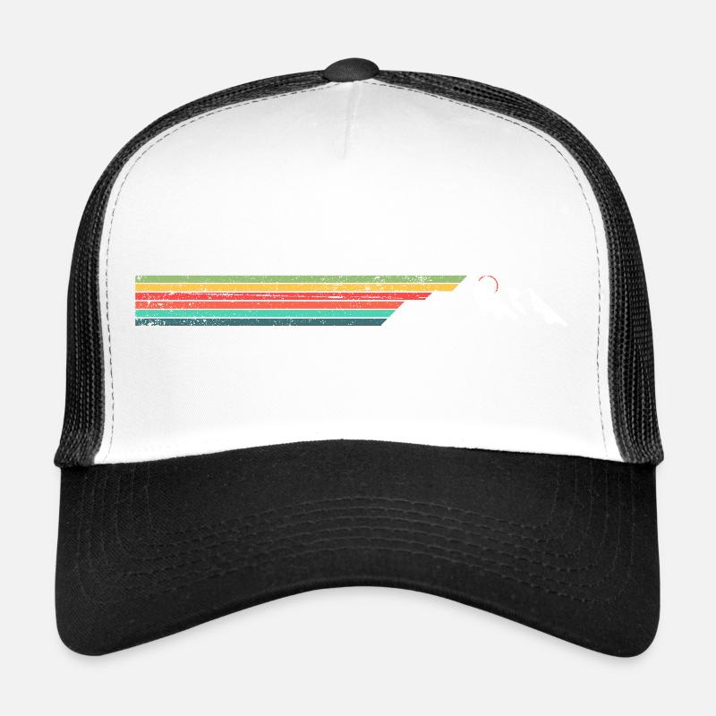 Mountain Ridge Rayures arc-en-ciel Casquette trucker 