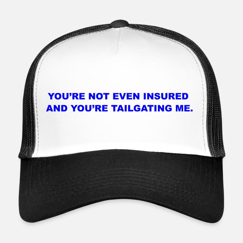 Glue Not - Trucker Cap - white/black