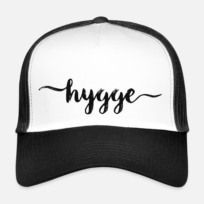 Idée de cadeau d'écriture hygge danois hyggelig Casquette trucker 