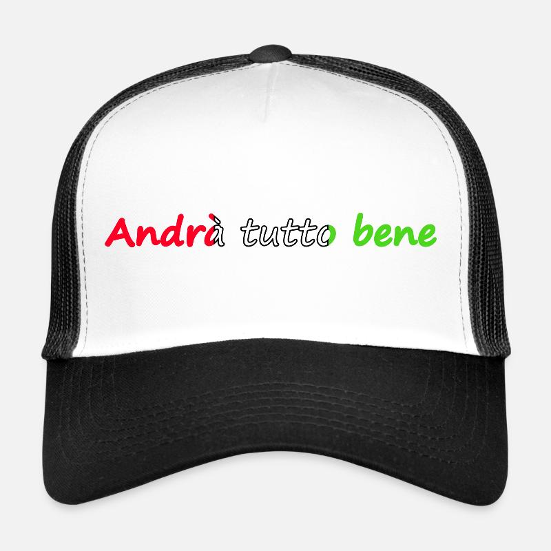 Andra Tutto Bene - Trucker Cap - Weiß/Schwarz