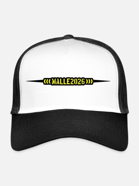 Malle 2026 Mallorca - Trucker Cap - white/black - Front