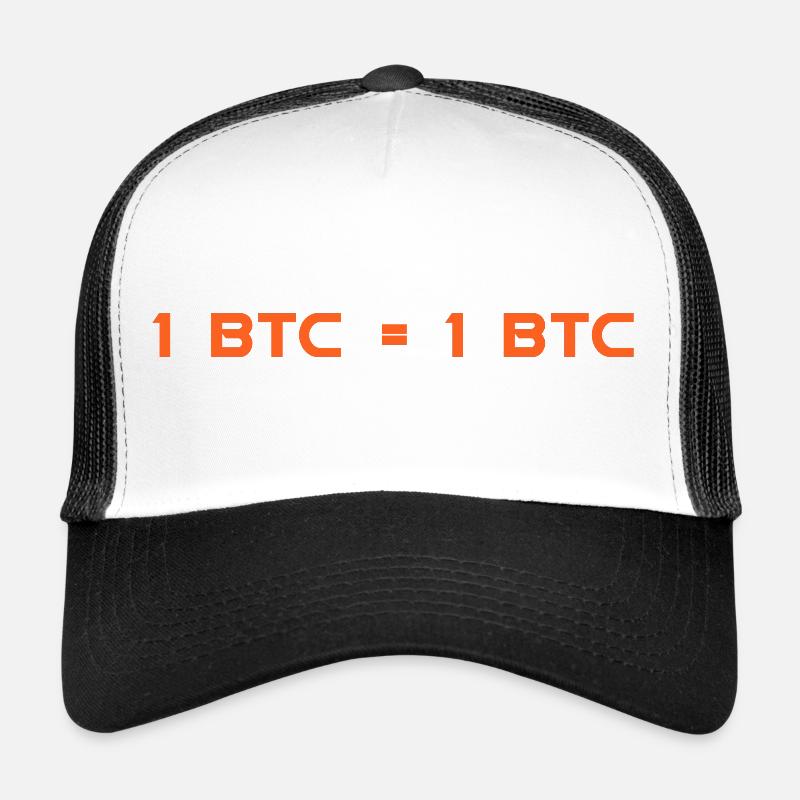 1 BTC = 1 BTC Casquette trucker 