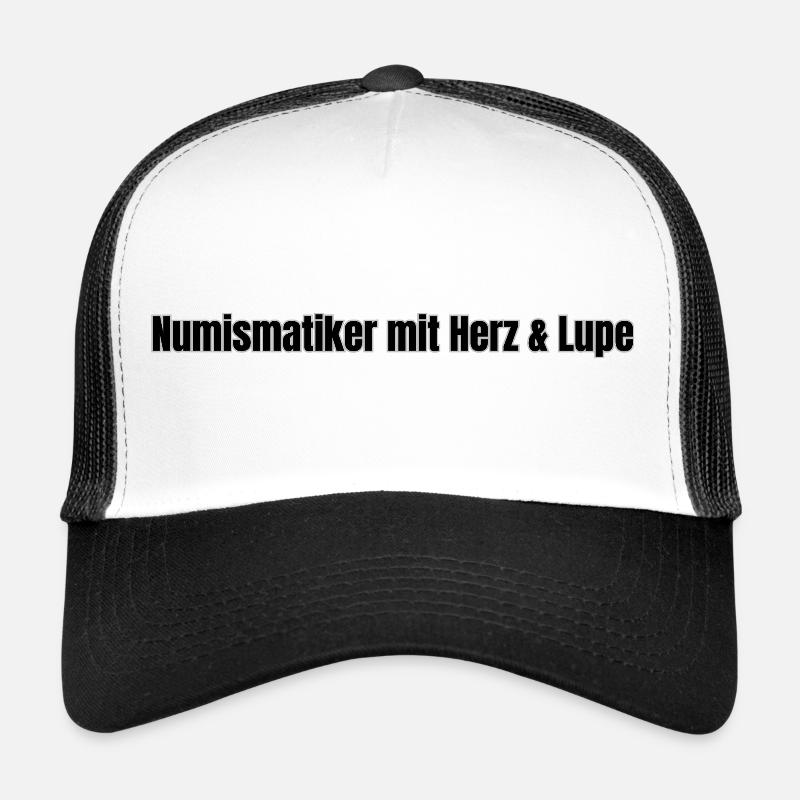 Numismatiker mit Herz & Lupe  Trucker Cap