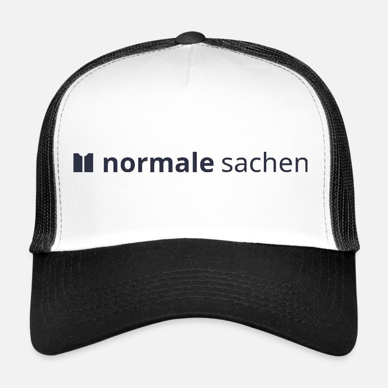 Normal Stuff Logo Bleu Casquette trucker 