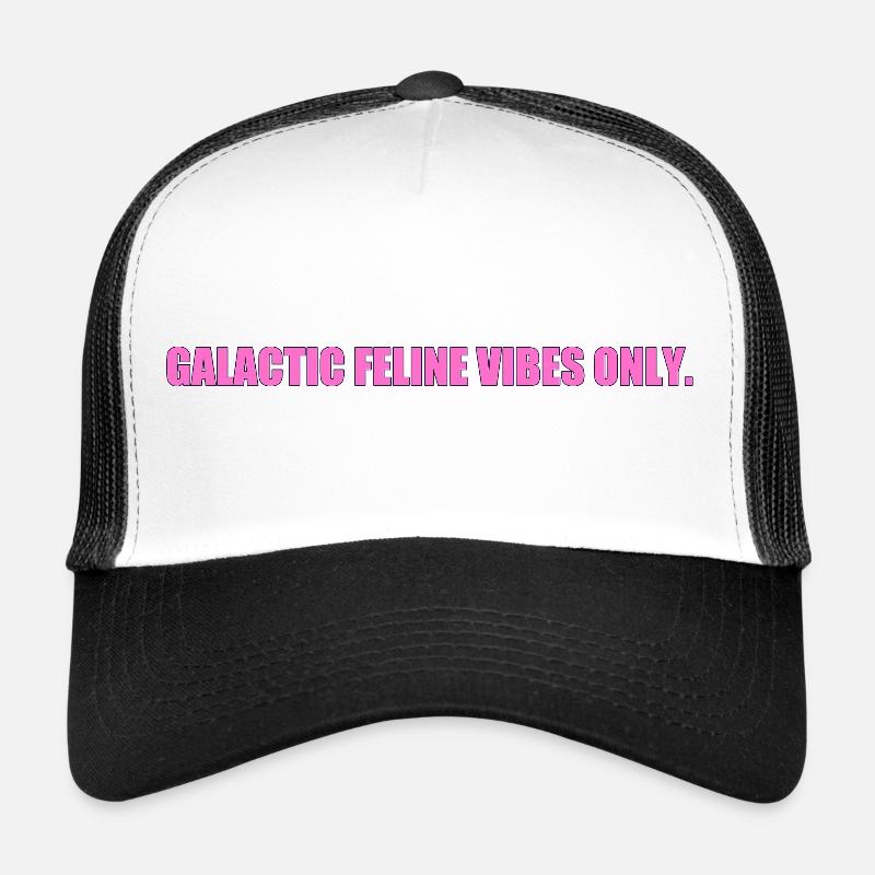 Galactic Cat Vibes Trucker Cap