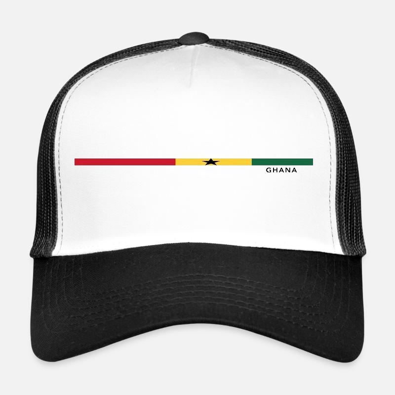 Le drapeau du Ghana avec style Casquette trucker 