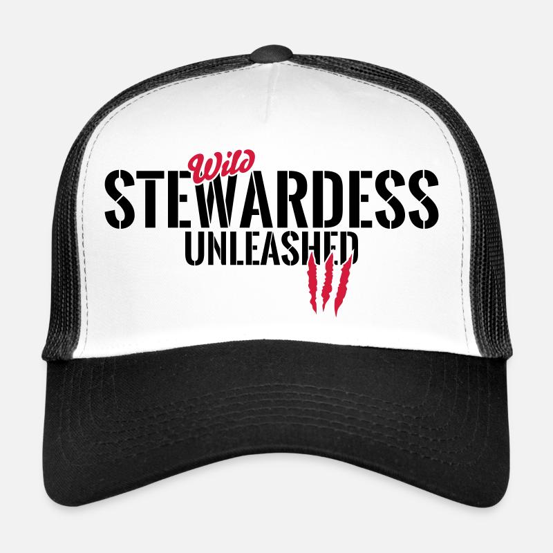 Hôtesse de l’air sauvage déchaîné Casquette trucker 
