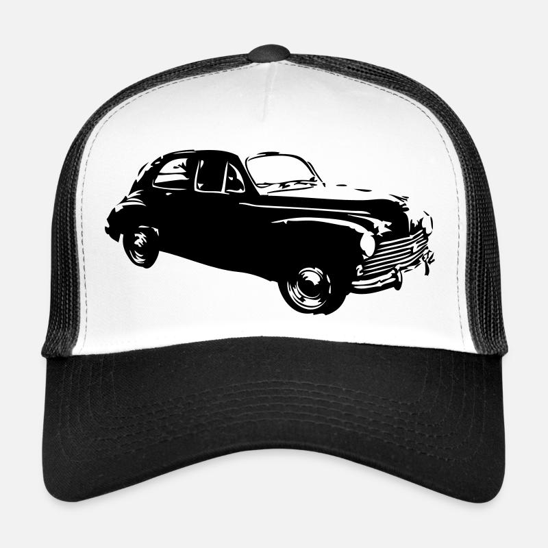 Oldtimer 203 OK2 - Trucker Cap - Weiß/Schwarz