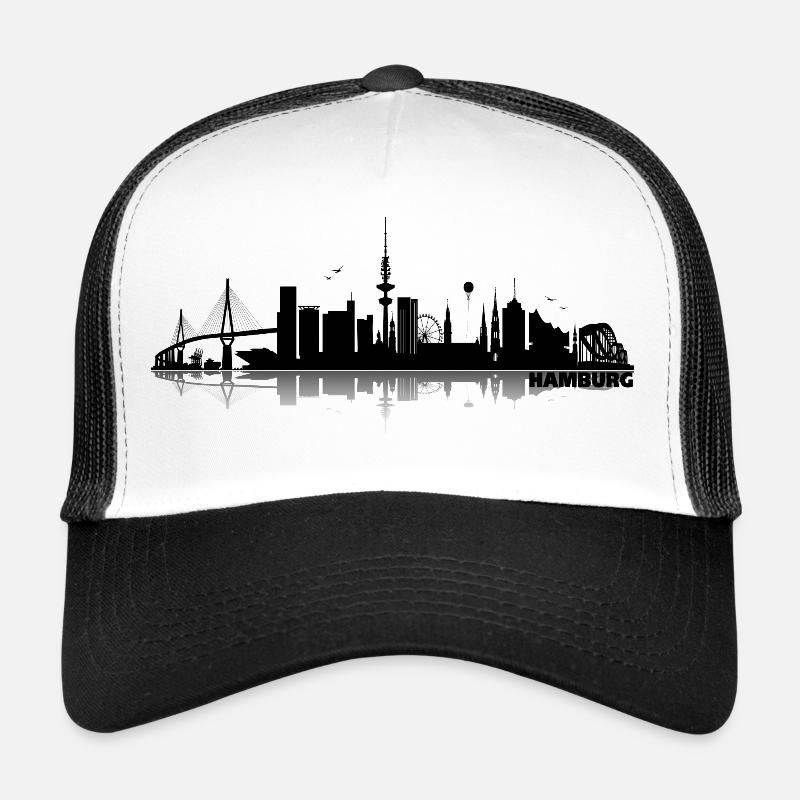 Hamburg 05 - Trucker Cap - Weiß/Schwarz
