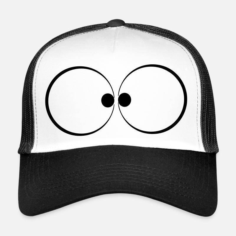 Yeux de bande dessinée Casquette trucker 