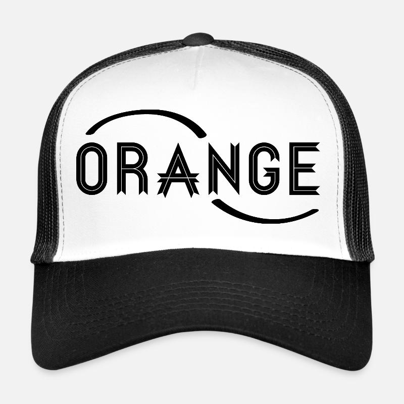 Orange Trucker Cap