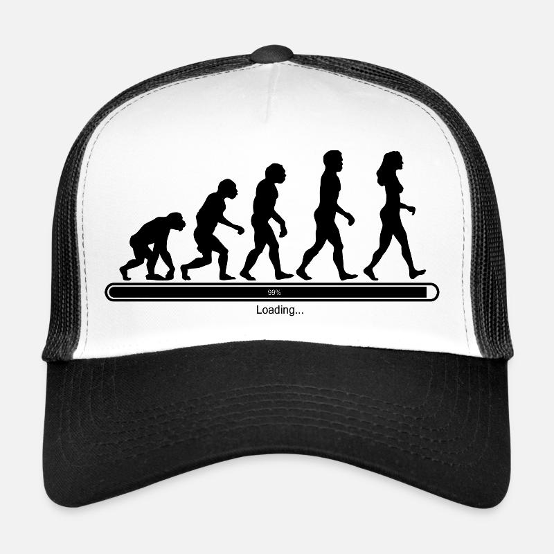 Evolution de l'humanité Casquette trucker 