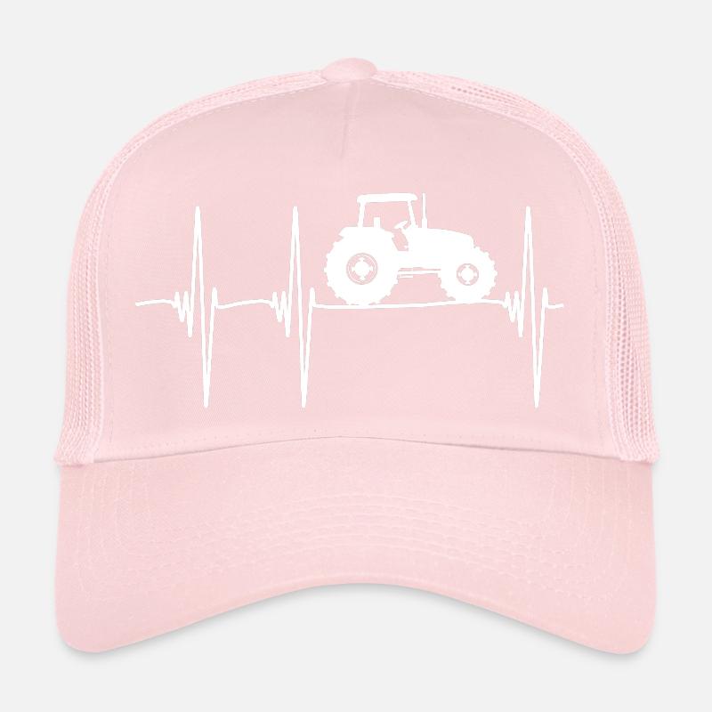tracteur pulse blanc Casquette trucker 