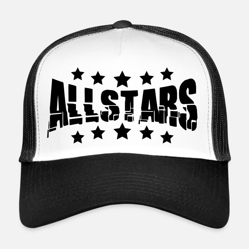 Allstars Design - Trucker Cap - white/black