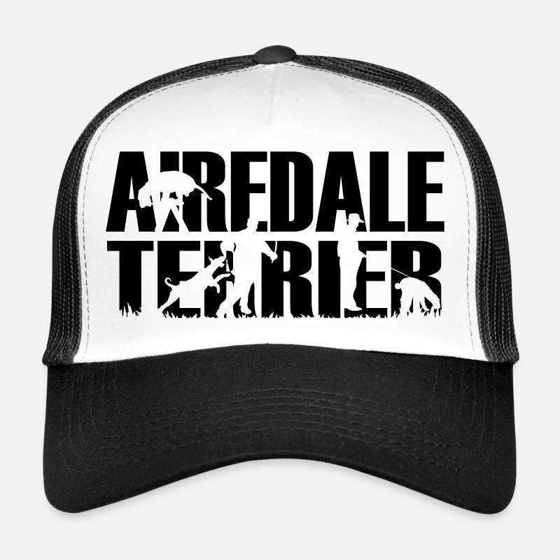 IPO Airedale Terrier Schutzhund - Trucker Cap - Weiß/Schwarz