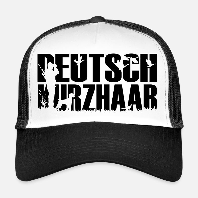 Jagdhund Deutsch Kurzhaar - Trucker Cap - Weiß/Schwarz