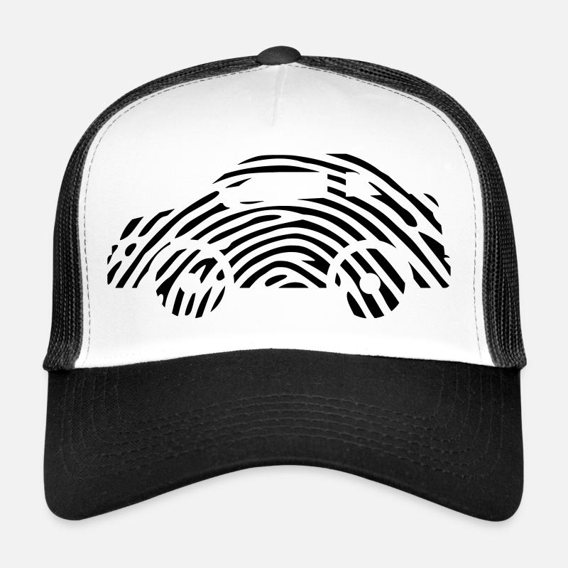 Cadeau de conduite de moteur de voiture ADN d'empreintes digitales ADN Casquette trucker 