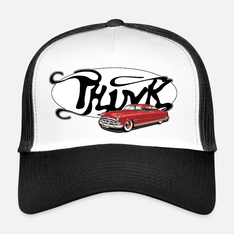 THINK Logo Classic - Trucker Cap - Weiß/Schwarz