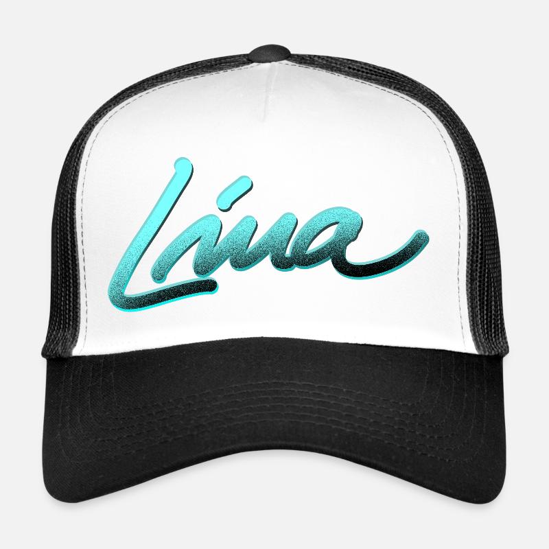 lina schrift graffiti vorlage Trucker Cap