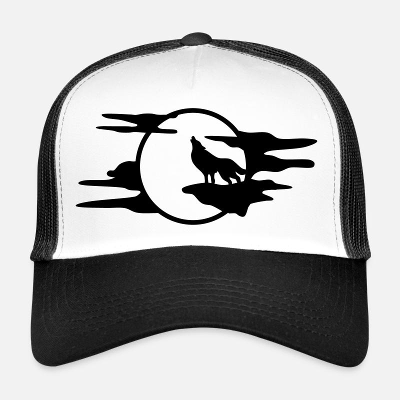 Der schwarze Wolf Trucker Cap