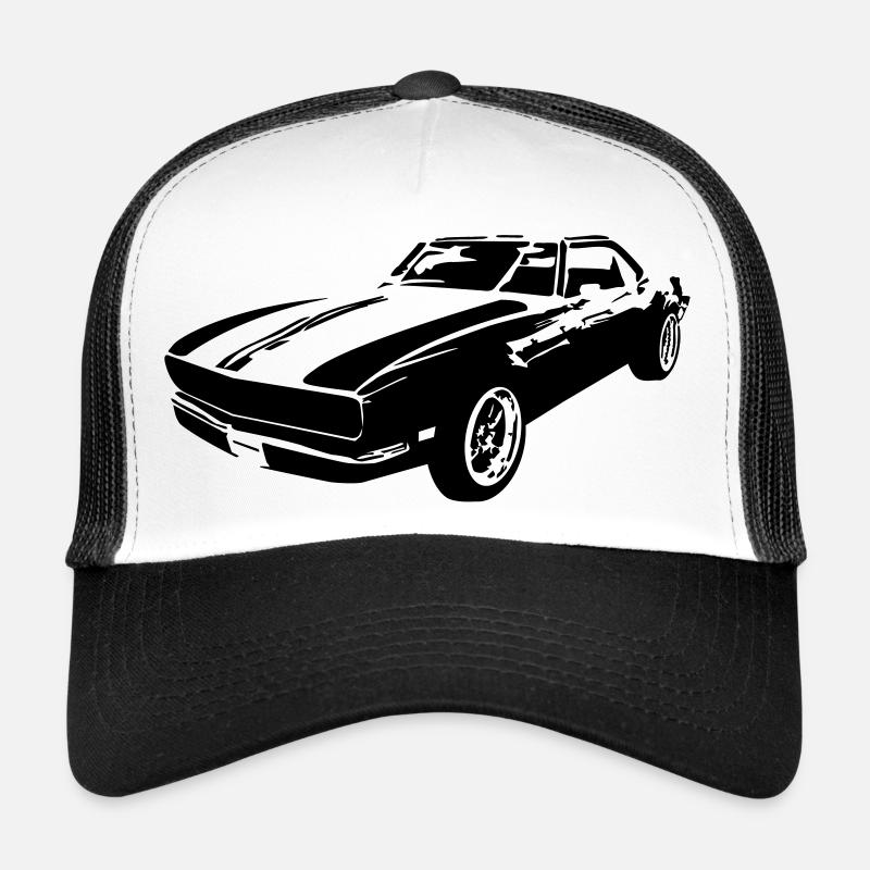 Revved Elegance: Classic Muscle unleashed Trucker Cap