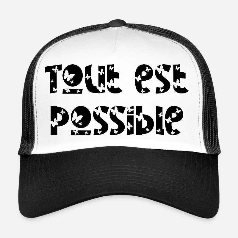Tout est possible papillon Casquette trucker 