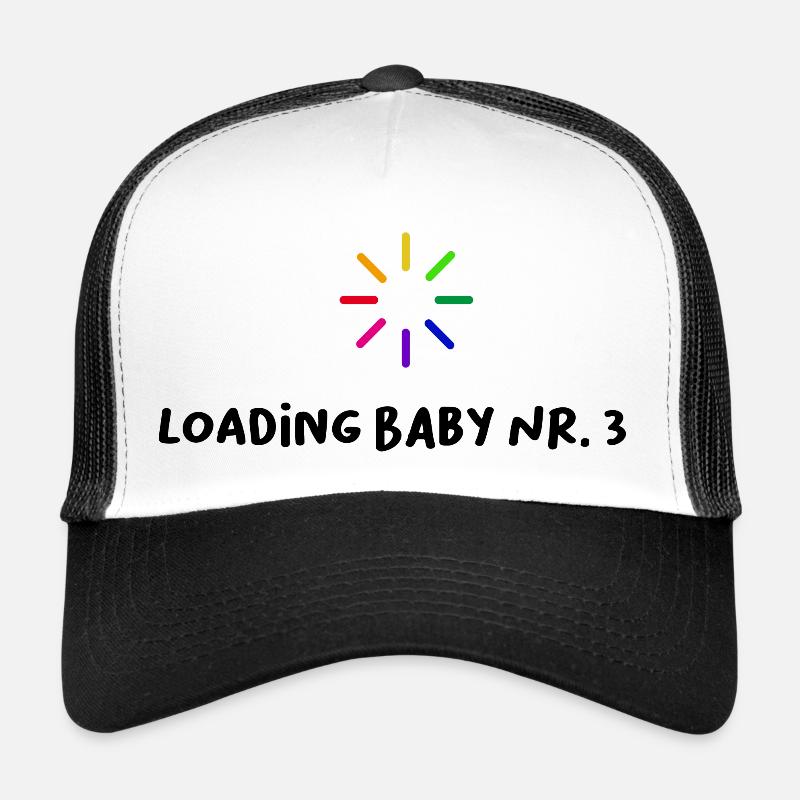 Loading Baby n ° 3 sort drôle grossesse Casquette trucker 