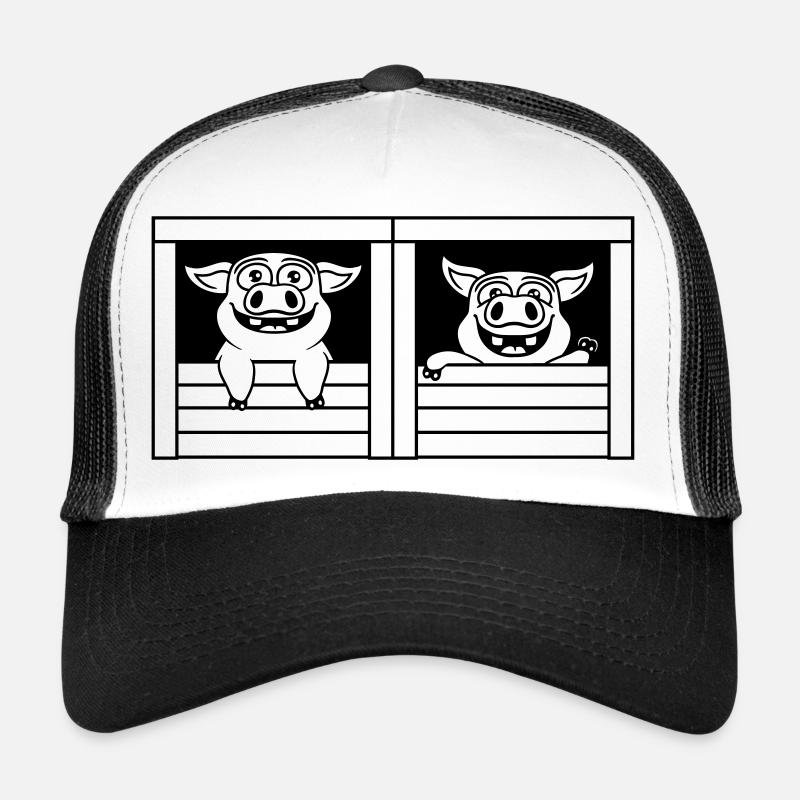 Équipe 2 porcs d’écurie Casquette trucker 