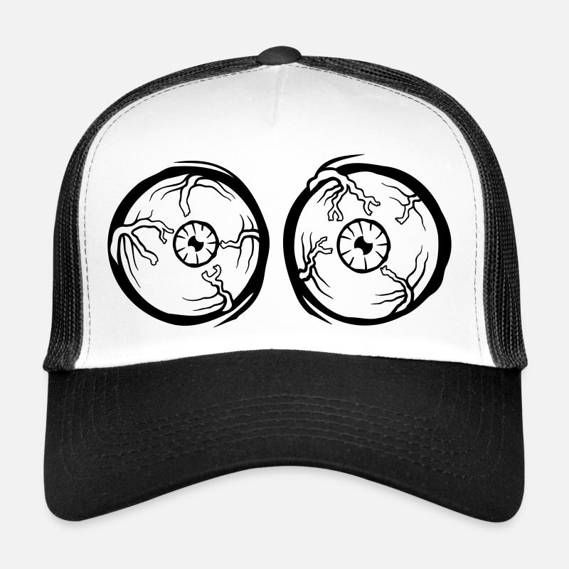 Crazy Monster Horror Eyes Trucker Cap