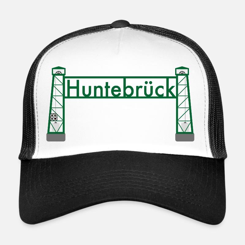 Hubbrücke Huntebrück minimalistisch Trucker Cap