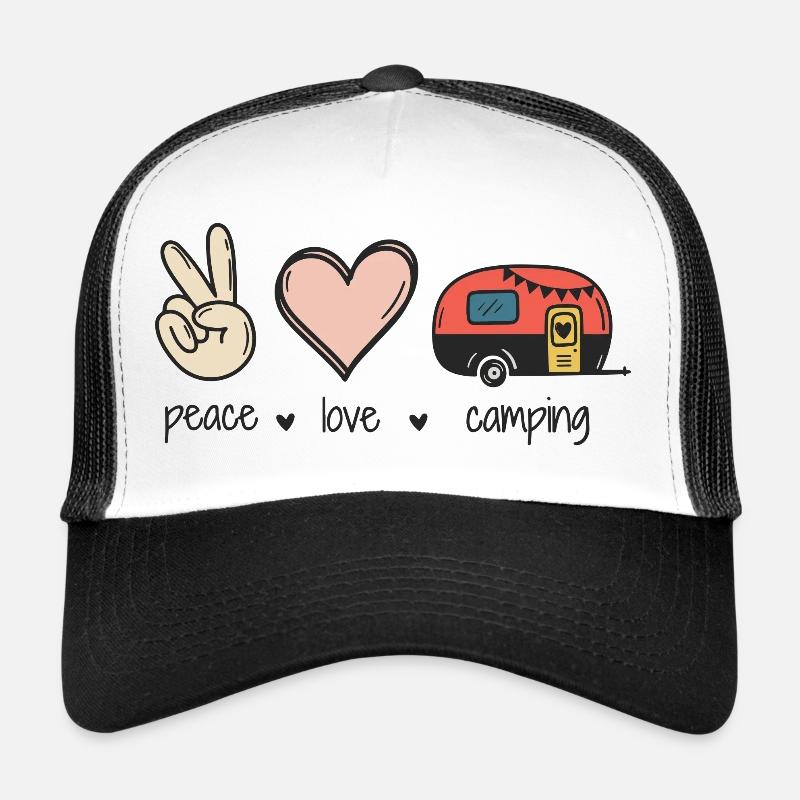Frieden Liebe Camping Trucker Cap