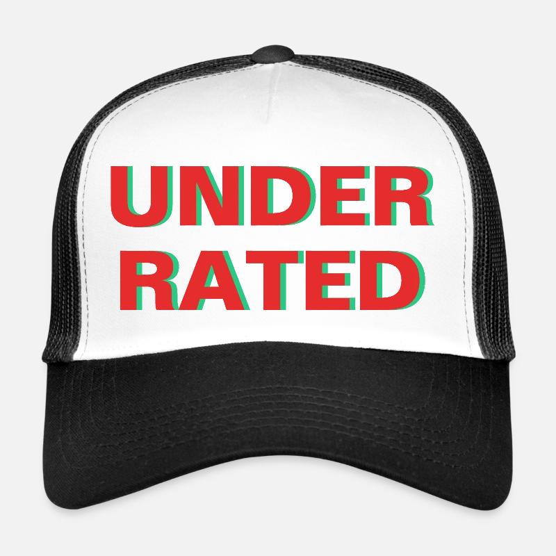 Underrated - Trucker Cap - Weiß/Schwarz
