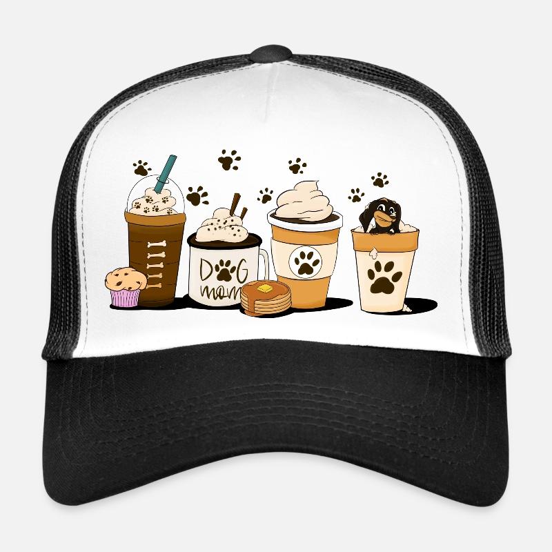 Coffee time - Casquette trucker - blanc/noir