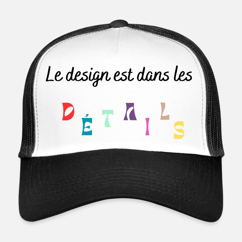 Le design est dans les détails Casquette trucker 