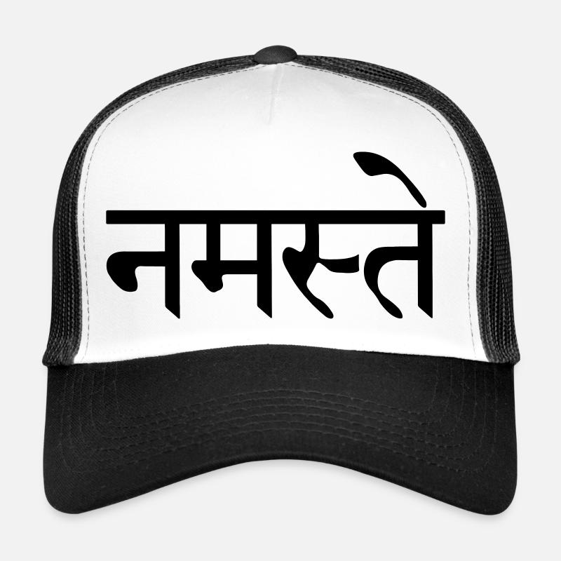 Namaste Sanskrit écrit Casquette trucker 