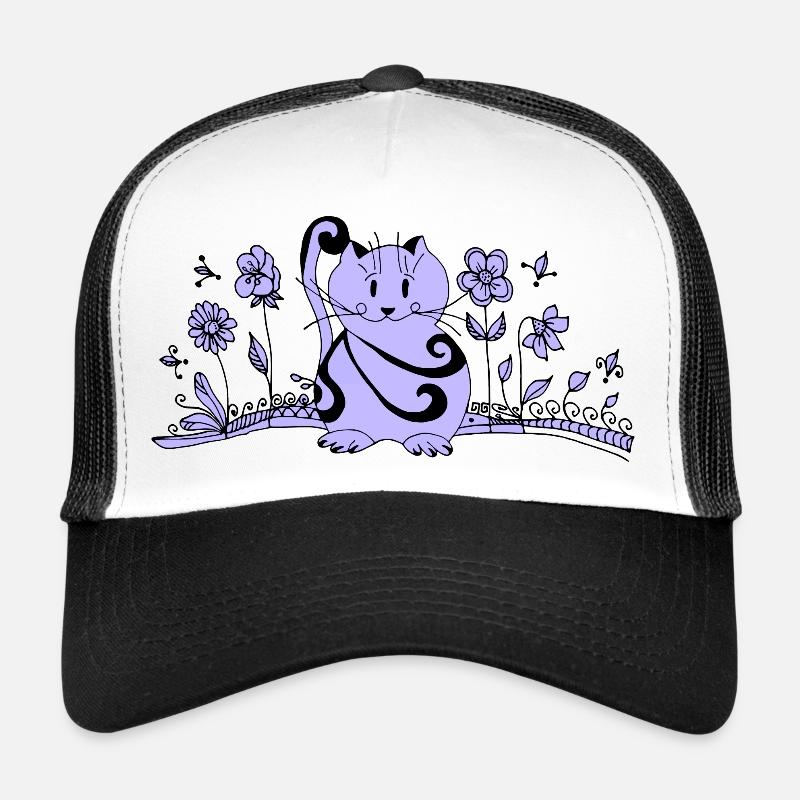 chat Casquette trucker 